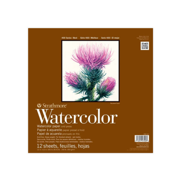 Strathmore 400 Series Watercolor Paper Pads Cold Press Professional Sheets