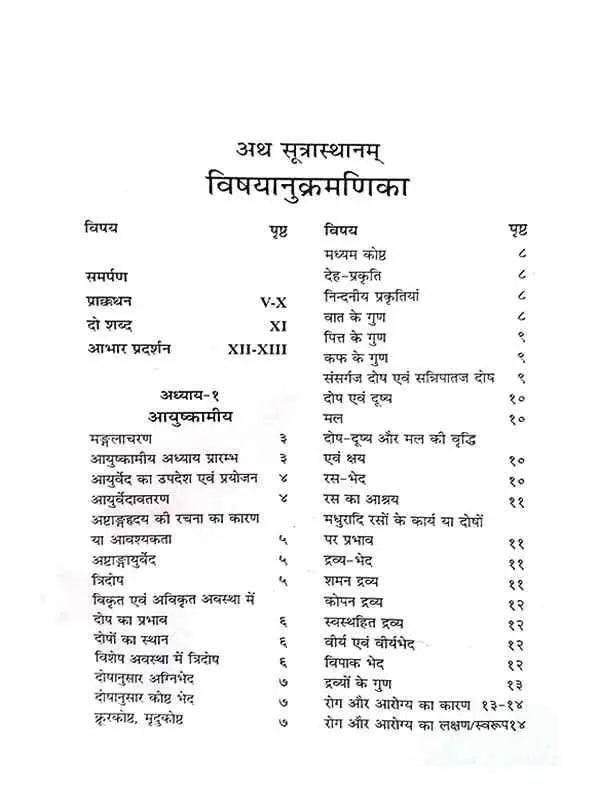 अष्टांगहृदयम् (सूत्रस्थानम्) Ashtanghridyam (sutrasthanam) - Retail Maharaj