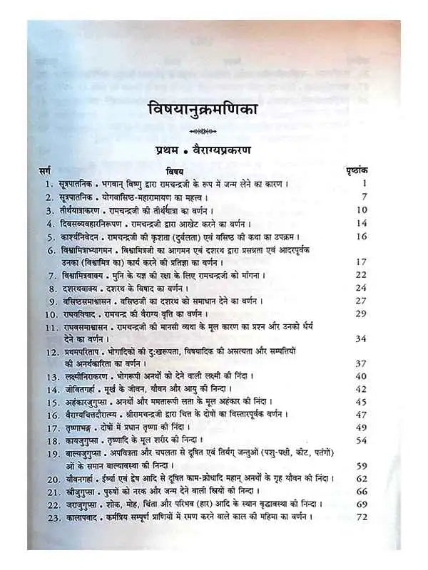 योगवसिष्ठ-रामायणम्  Yogvasishth Maharamayanam (set of 5 vol.) - Retail Maharaj