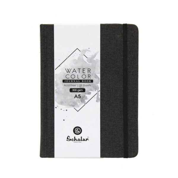 Scholar Watercolour Journal Sketchbook 300 GSM Cold Press Paper - Retail Maharaj