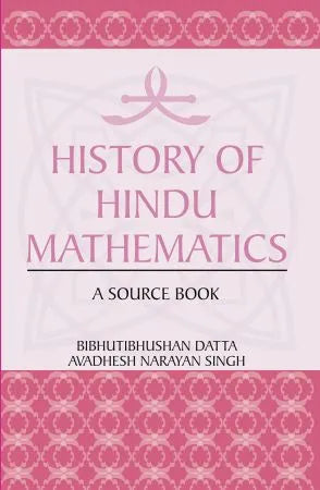 History of Hindu Mathematics - Retail Maharaj