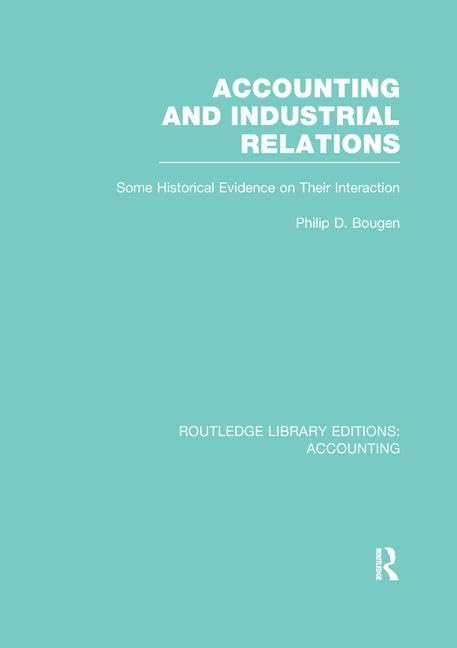 Accounting and Industrial Relations (RLE Accounting): Some Historical Evidence on Their Interaction (Routledge Library Editions: Accounting) - Retail Maharaj