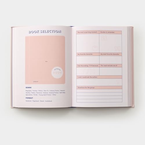 Book Club: A Journal: Prepare for, Keep Track of, and Remember Your Reading Discussions with 200 Book Recommendations and Meeting Activities