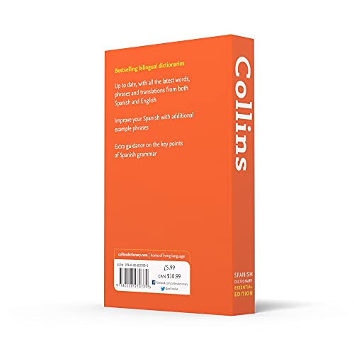 Spanish Essential Dictionary: Bestselling bilingual dictionaries (Collins Essential) - Retail Maharaj