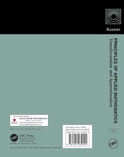 Principles Of Applied Mathematics:Transformation And Approximation - Retail Maharaj