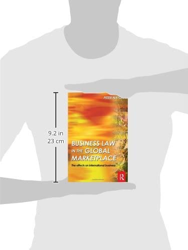 Business Law in the Global Marketplace: The Effects On International Business - Retail Maharaj