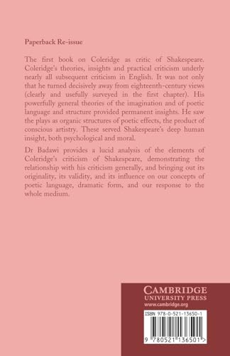 Coleridge: Critic of Shakespeare