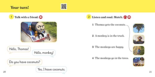Ladybird Readers Beginner Level - Thomas the Tank Engine - Thomas and the Monkeys (ELT Graded Reader) - Retail Maharaj