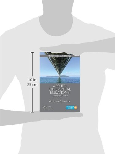 Applied Differential Equations: The Primary Course: 18 (Textbooks in Mathematics) - Retail Maharaj