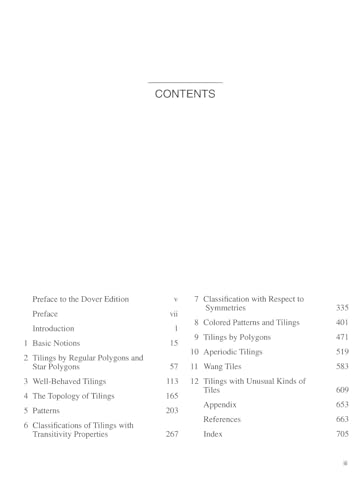 Tilings and Patterns: Second Edition (Dover Books on Mathematics) - Retail Maharaj