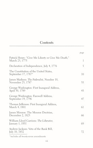 The Declaration of Independence and Other Great Documents of American History: 1775-1865 (Thrift Editions)