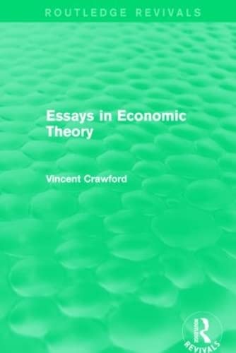 Essays in Economic Theory (Routledge Revivals) - Retail Maharaj