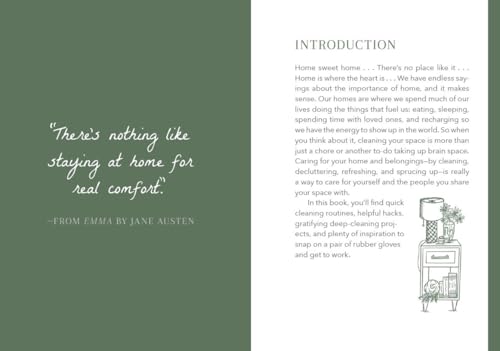The Little Book of Cleaning Tips: A Guide to Keeping Your Space, Healthy, Tidy, & Calm