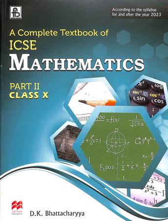 A Complete Textbook Of Mathematics Part 2 Class 10 (ICSE) : 2023 - Retail Maharaj