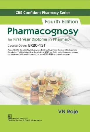 PHARMACOGNOSY FOR FIRST YEAR DIPLOMA IN PHARMACY 4ED (PB 2022) - Retail Maharaj