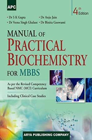 Manual Of Practical Biochemistry For MBBS - Retail Maharaj