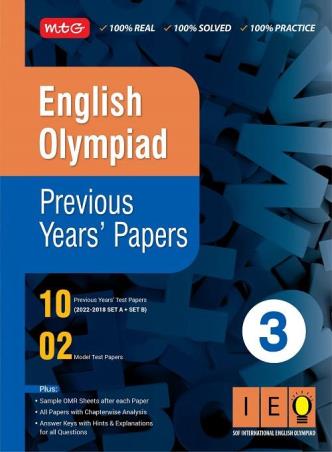 English Olympiad Previous Years' Papers Class 3 - Retail Maharaj