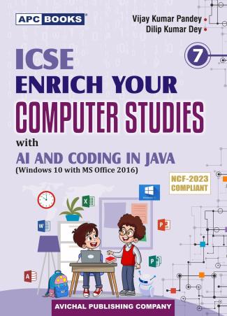 APC ICSE Enrich Your Computer Studies Class 7 With AI And Coding In JAVA - Retail Maharaj