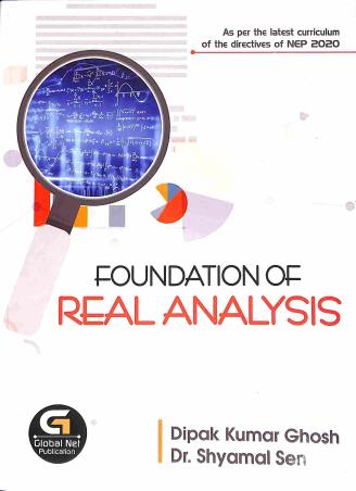 Foundation Of Real Analysis (NEP 2020) - Retail Maharaj