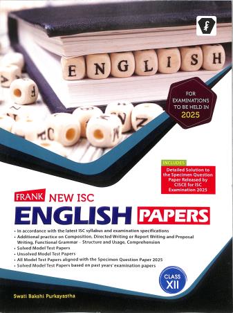 ISC English Papers Class 12 (For 2025 Examination)