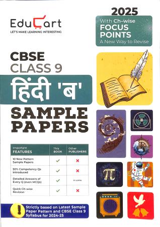 Hindi 'B' Sample Papers CBSE Class 9 (2025) - Retail Maharaj