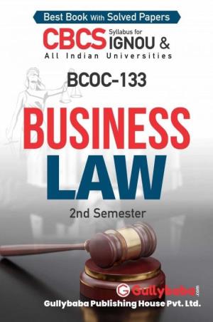 BCOC 133 Business Law Semester 2 (IGNOU / CBCS) - Retail Maharaj