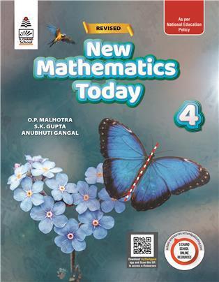 New Mathematics Today Class 4 For as Per latest NEP Policy 2025-2026 Examination - Retail Maharaj