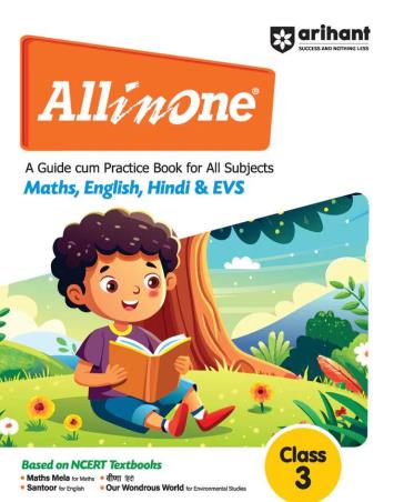 All In One A Guide Cum Practice Book For All Subjects Maths, English, Hindi & Evs Class 3 - Retail Maharaj