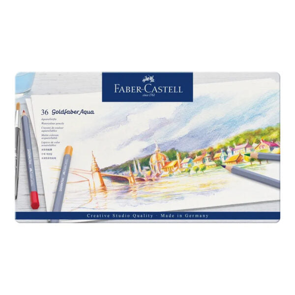 Faber Castell Goldfaber Aqua Watercolour Pencils Artist Colour Set