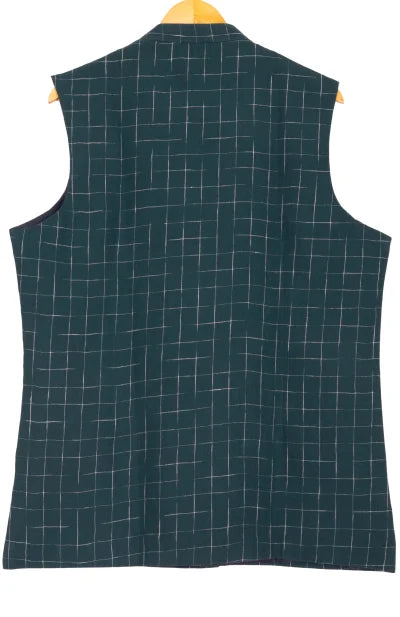 Space Dyed Linen Handloom Jacket – Indigo - Retail Maharaj