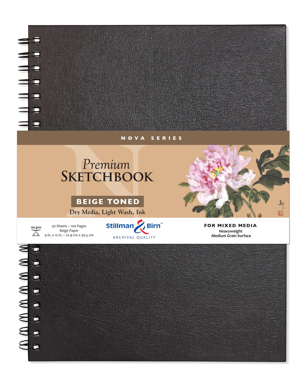 Stillman and Birn Nova Series Beige Sketchbook for Dry Media Ink and Light Wash