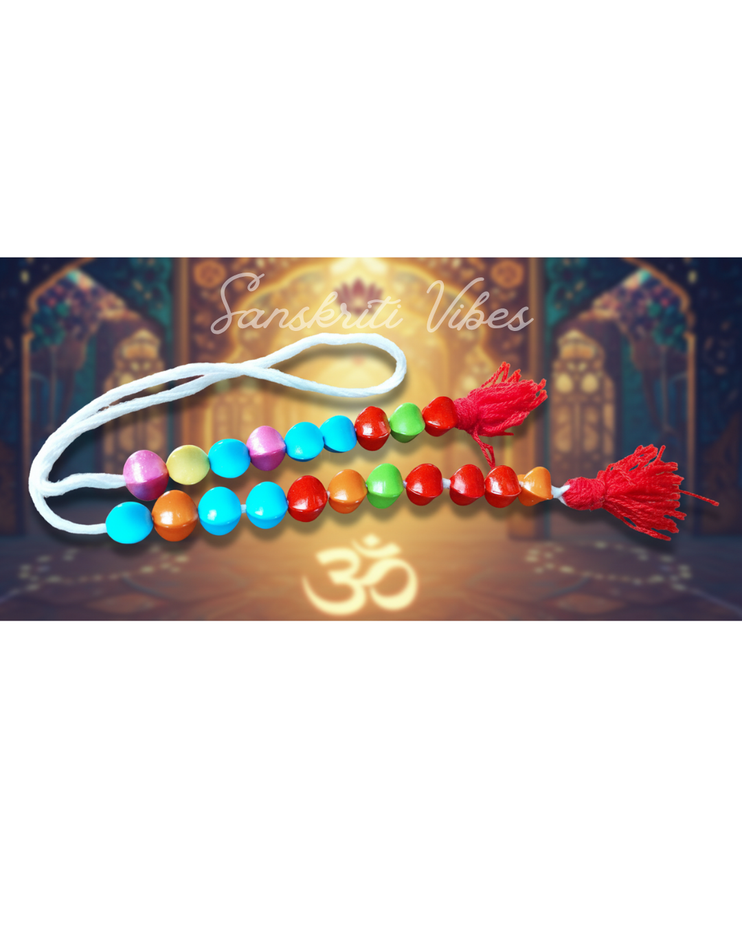 Sakshi Counter Mala – 20 Beads Japa Counter for Chanting, Meditation, and Prayer