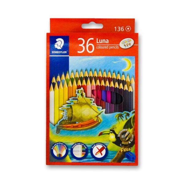 Staedtler Luna Colour Pencils Set for Kids Students and Artists - Retail Maharaj