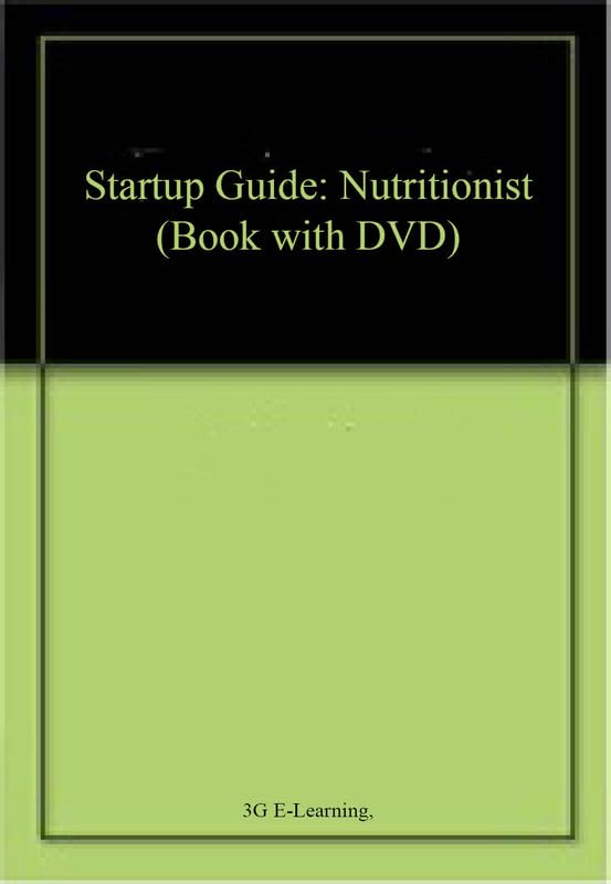 Startup Guide: Nutritionist (Book with DVD) - Retail Maharaj