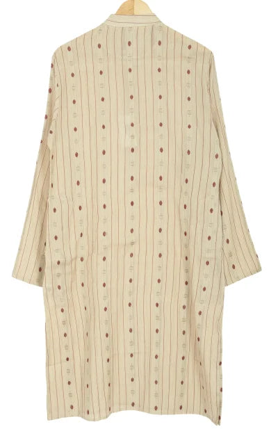 Cotton Viscose Kurta – Beige - Retail Maharaj