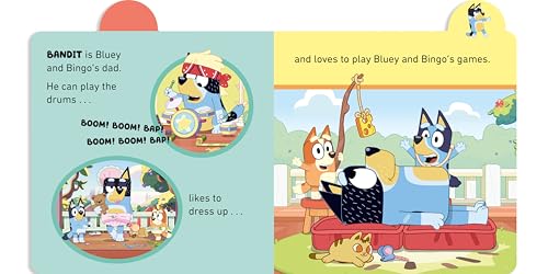 Bluey: Meet Bluey's Family: Tabbed Board Book - Retail Maharaj