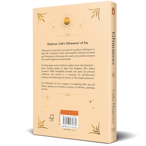 Glimmers: Your Daily Journal For Positive Reflection | Includes Poetry, Prompts, and Reflections to Spark Joy, Gratitude, Healing, and Inner Peace - Retail Maharaj