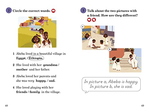 Ladybird Readers Level 3 - Tales from Africa - The Cheetah's Whisker (ELT Graded Reader) - Retail Maharaj