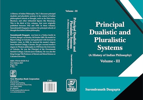 A History of Indian Philosophy ( Principal Dualistic and Playralistic Systems) - Retail Maharaj