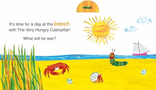 A Day at the Beach with The Very Hungry Caterpillar: Tabbed Board Book - Retail Maharaj
