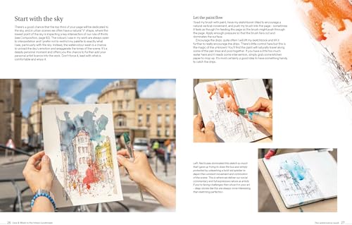 Line and Wash in the Urban Landscape: Sketching With Watercolour and Ink - Retail Maharaj