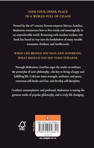 Meditations: Timeless Wisdom from Stoic Philosophy for Inner Peace, Self-Discipline & Mental Resilience | A Classic Self-Help Book on Personal Growth & Mindfulness - Retail Maharaj