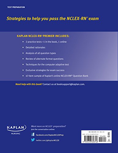 NCLEX-RN PREMIER 2015-2016 WITH 2 PRACTICE TESTS WITH DVD-ROM