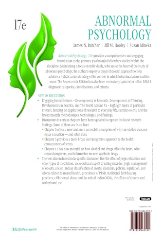 Abnormal Psychology | By Pearson - Retail Maharaj