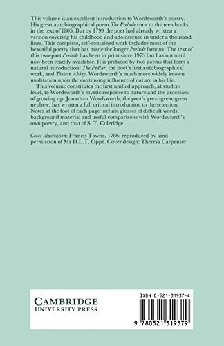 William Wordsworth: The Pedlar, Tintern Abbey, the Two-Part Prelude: 001 (Poems)