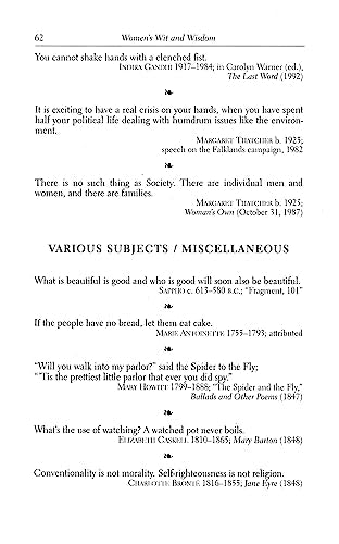 Rattiner-Women'S Wit And Wisdom: A Book