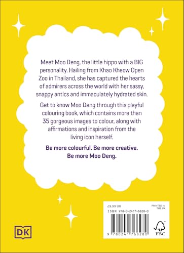 Be More Moo Deng: The Unofficial Colouring Book - Retail Maharaj