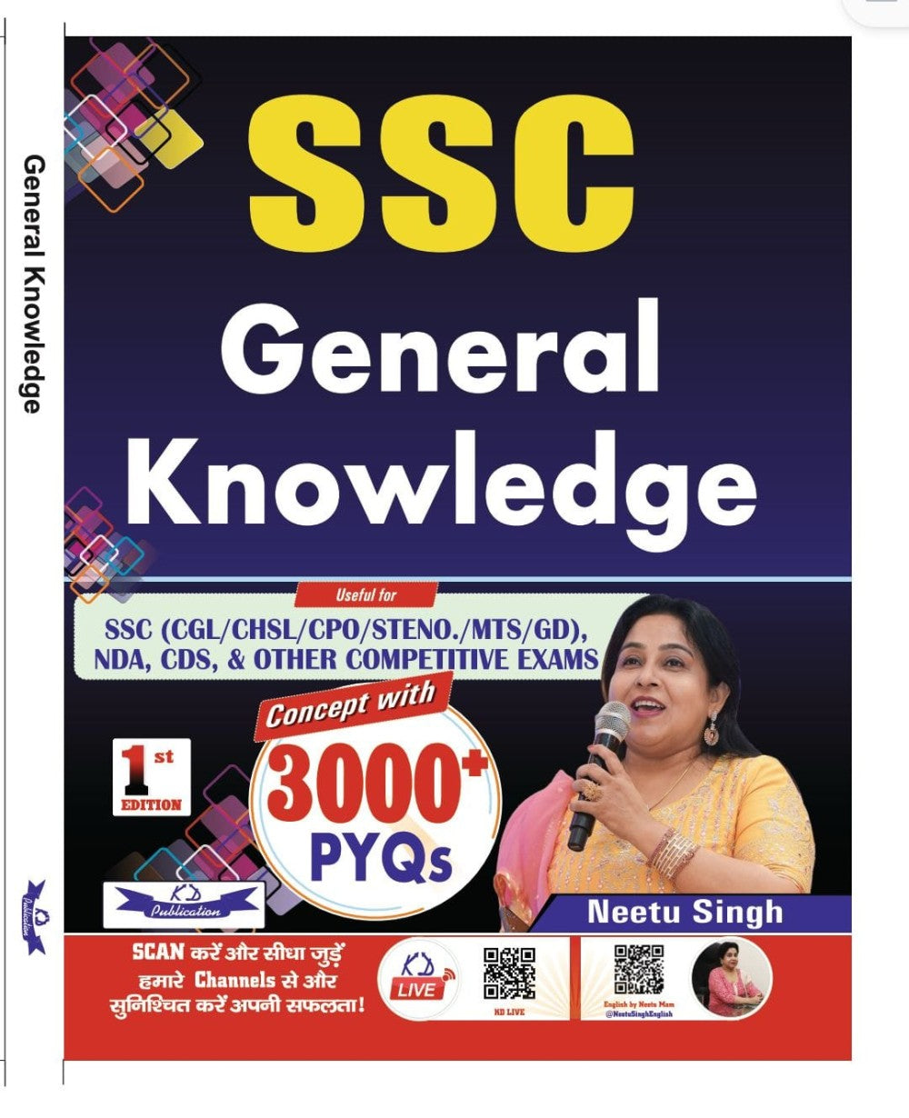 SSC GENERAL KNOWLEDGE 3000+ PYQs BY NEETU SINGH - Retail Maharaj