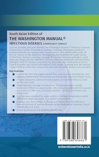 Washington Manual Infectious Disease Subspecialty Consult 3/e