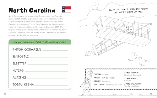 Fun with 50 States: A Big Activity Book for Kids about the Amazing United States